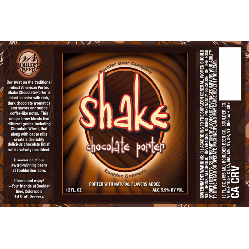 Boulder Shake Chocolate Porter